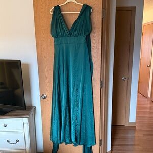 JJs House Teal Wedding Dress